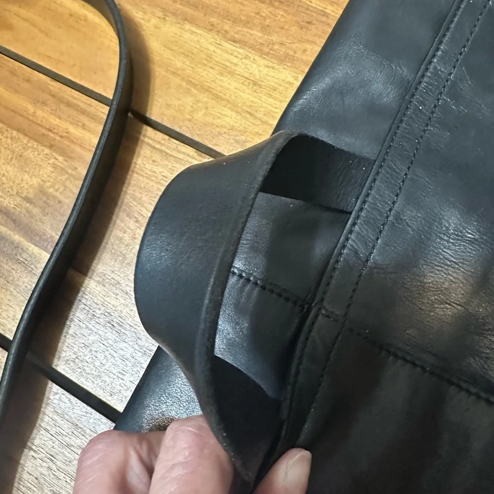Coach Black Leather Messenger Bag 70226